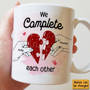 Couple Gift We Complete Each Other Mug