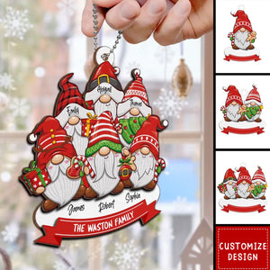 2024 New Release Christmas Family Personalized 2-Layer Wooden Ornament