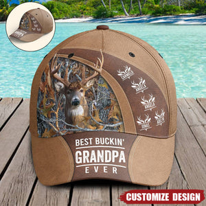 Best Buckin' Dad / Grandpa Ever - Personalized Classic Cap