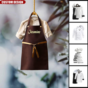 Personalized Chef Uniform Ornaments - 2024 New Release