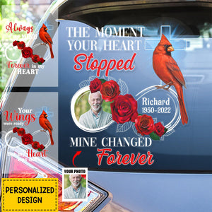 Always On My Mind-Personalized Memory Of Car Decal-Gift For Family And Friends