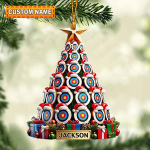 2024 New Release - Personalized Archery Target Christmas Ornament Gift For Archery Lovers