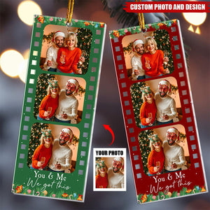 2024 New release - Movie Filmstrip Photo Booth - Personalized Acrylic Photo Ornament