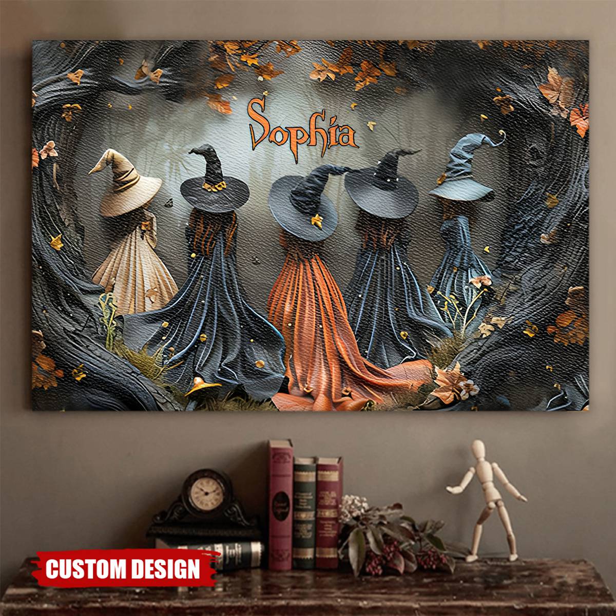 Beautiful Witch - Personalized Witch Poster