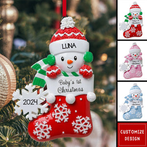 Baby First Christmas - Personalized Christmas Acrylic Ornament - 2024 New Release