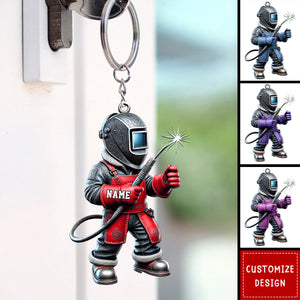 Personalized Welder Keychain-Gift For Welder