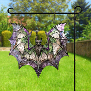 Bat Hanging Metal Sign, Bat Lover’s Sign, Garden Decor, Garden Gift, Backyard Gift, Home Decor