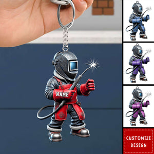 Personalized Welder Keychain-Gift For Welder