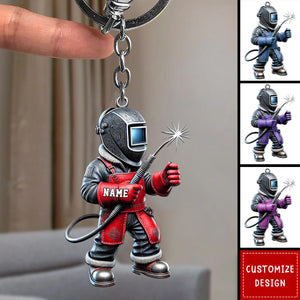 Personalized Welder Keychain-Gift For Welder