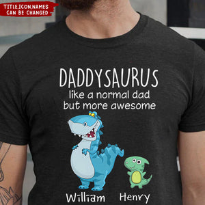 Grandpasaurus And Kids Personalized Shirt