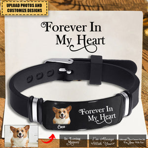 Custom Photo I'm Always With You - Memorial Gift For Family, Friend - Personalized Engraved Bracelet