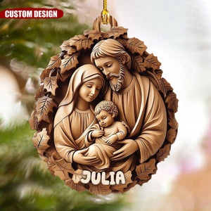 2024 New Release - Personalized Christmas Nativity Ornament