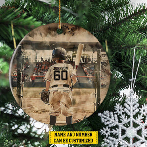 2024 New Release My Favorite Baseball-Personalized Christmas Ornaments-Gift For Baseball Lovers