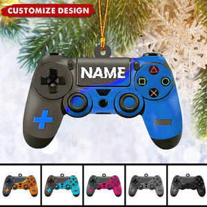 2024 New Release Personalized Gaming Hand Play Christmas Ornament Gift For Gamer