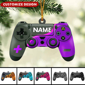 2024 New Release Personalized Gaming Hand Play Christmas Ornament Gift For Gamer