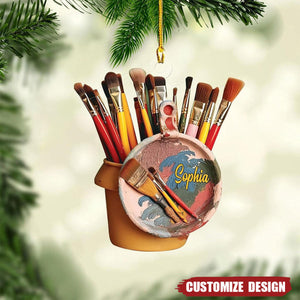 Personalized Painter's Art Palette Christmas Ornament - 2024 New Release