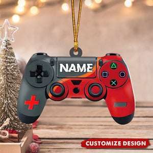 2024 New Release Personalized Gaming Hand Play Christmas Ornament Gift For Gamer