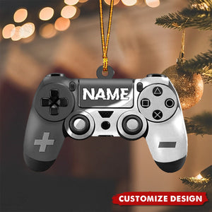 2024 New Release Personalized Gaming Hand Play Christmas Ornament Gift For Gamer