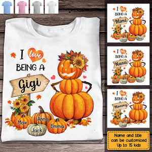 Fall Grandma Pumpkin Shirt