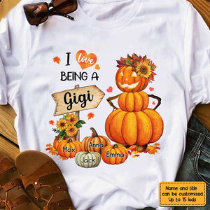 Fall Grandma Pumpkin Shirt