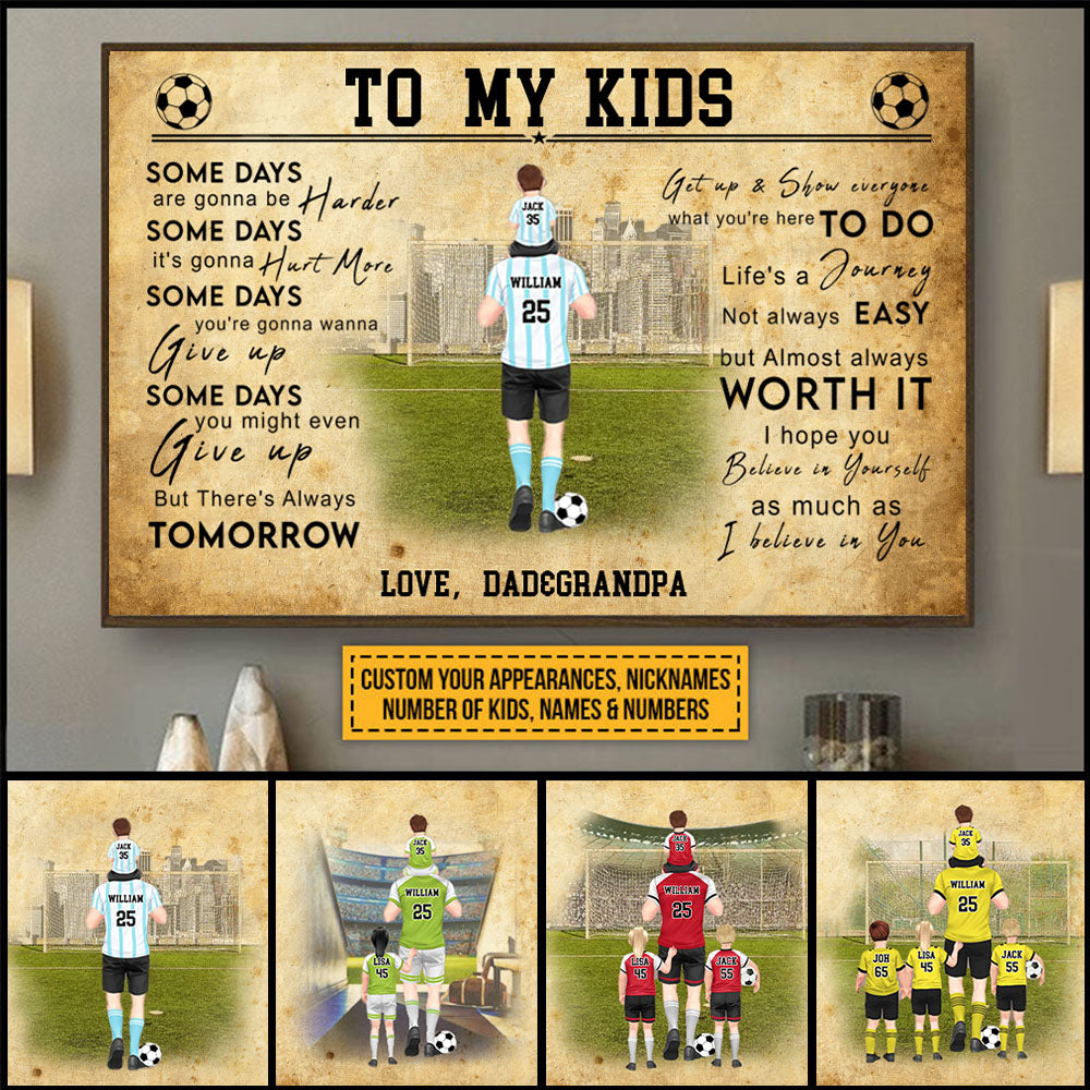 Custom Personalized Soccer Poster, Canvas, Soccer Gift, Gifts For Socc ...