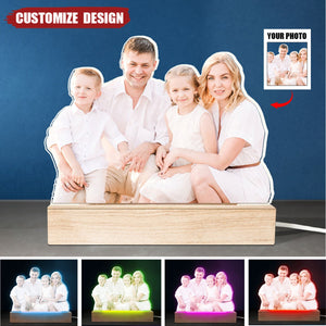 Life Is Better With You - Custom Photo Shaped 3D LED Light