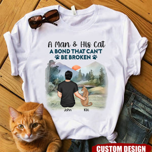 A Bond That Can't Be Broken - Gift For Cat, Dog Lovers - Personalized Shirt