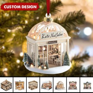 Personalized Nail Salon Ornaments - 2024 New Release