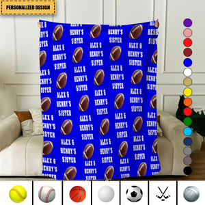 Go For It-Personalized Blanket-Gift For Sport Lover