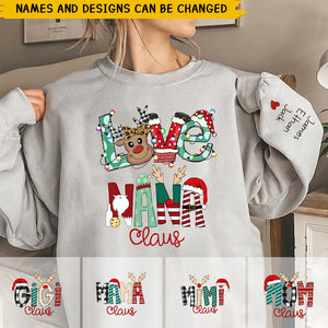 Personalized Christmas Reindeer Love Grandma Called Sweatshirt