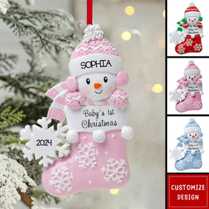 Baby First Christmas - Personalized Christmas Acrylic Ornament - 2024 New Release