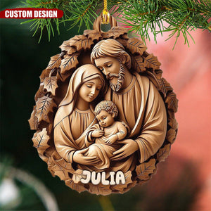 2024 New Release - Personalized Christmas Nativity Ornament