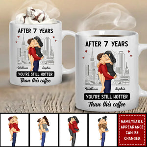 Couple After Years Hotter Than This Coffee  - Personalized Mug