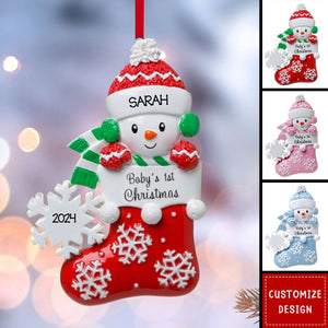 Baby First Christmas - Personalized Christmas Acrylic Ornament - 2024 New Release