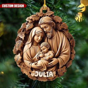 2024 New Release - Personalized Christmas Nativity Ornament