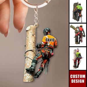 Personalized Arborist Keychain-2024 New Release