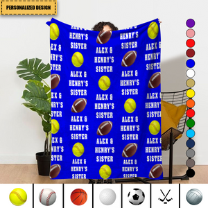 Go For It-Personalized Blanket-Gift For Sport Lover