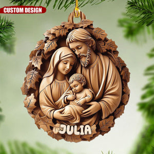 2024 New Release - Personalized Christmas Nativity Ornament