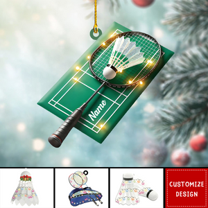 2024 New Release Personalized Badminton Bag Ornament-Gifts For Badminton Lovers