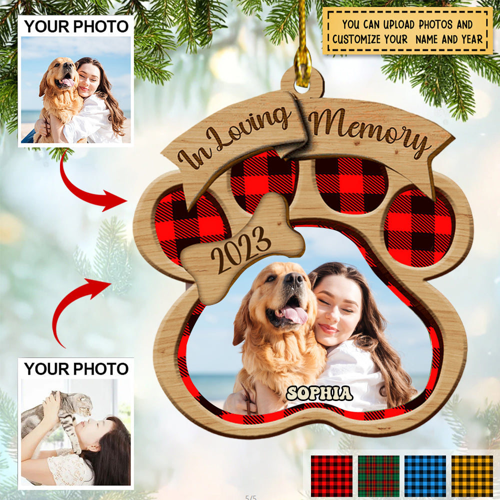 You Will Always In My Heart - Upload Image - Personalized Custom Wood Shaped Christmas Ornament