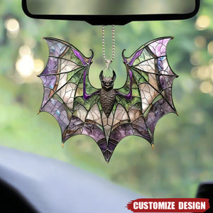 Bat Purple Acrylic Ornament - Bat lovers gift