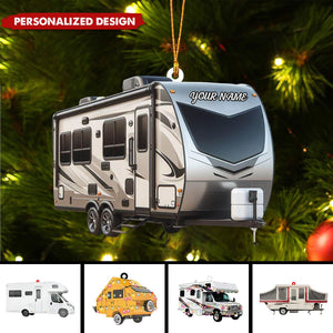 2024 New Release Personalized Camping Car Christmas Ornament-Gifts For Camping Lovers