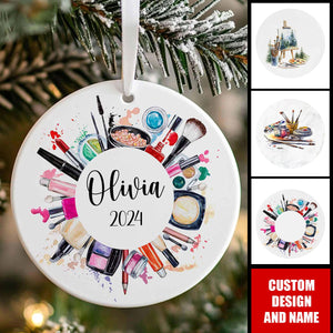 2024 New Release - Personalized Artist Christmas Ornament, Gift For Artists/Art Teacher/Art Lovers