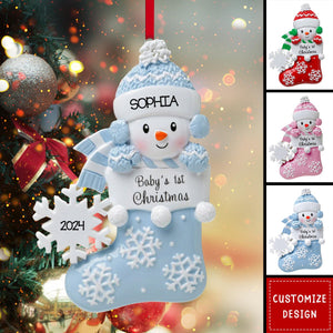 Baby First Christmas - Personalized Christmas Acrylic Ornament - 2024 New Release