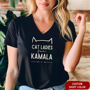 Cat Ladies Shirt - 2024 President Shirt - Cat Mom Shirt