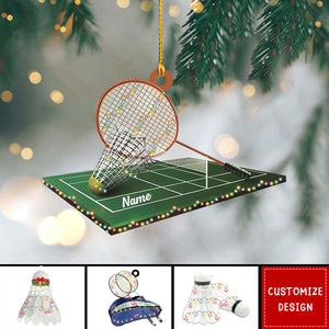 2024 New Release Personalized Badminton Bag Ornament-Gifts For Badminton Lovers