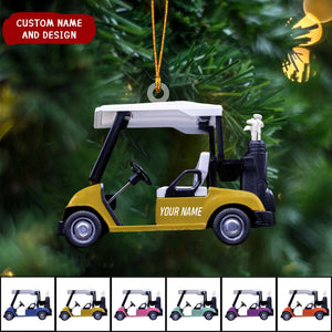 2024 New Release - Personalized Golf cart Christmas Ornament, Gift For golfer