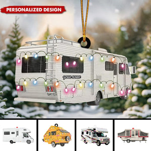 2024 New Release Personalized Camping Car Christmas Ornament-Gifts For Camping Lovers