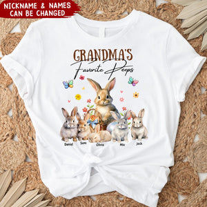 Grandma's/Mom's Favorite Easter Day Personalized shirt