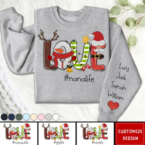 2024 New Release Christmas Snowman Love Grandma and Grandkids